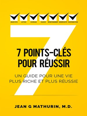cover image of 7 Points-Clés Pour Réussir